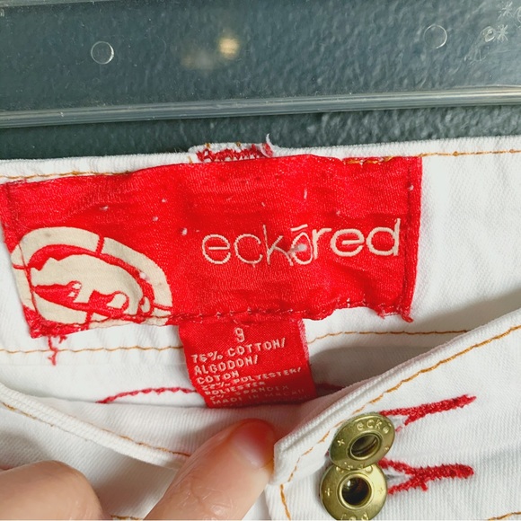 Ecko Red Women’s Rolled Crop Jeans Size 9 - Picture 4 of 5